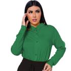 camisa casual feminina verde em Promoção no Magazine Luiza