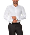 Camisa social Calvin Klein Slim Fit Non Iron Herringbone