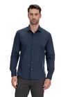 Camisa Social Masc. Slim Fit Easy Care Arrow - Petróleo