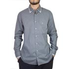 Camisa Social Masculina Happy Manga Longa Slim 10100580007