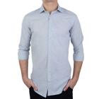 Camisa Social Masculina Milani ML Slim Azul - 3122