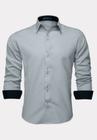 Camisa Social Masculina Moda Maior Homens Plus Size