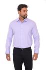 Camisa Social Masculina Slim Fit Lisa - Tamanhos do PP ao XGG