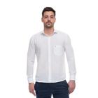 Camisa Social Masculina Teodoro Manga Longa Slim Fit Casual