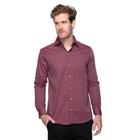 Camisa Social Masculina Tradicional Teodoro Maquinetada Lisa