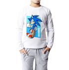 Camisa Sonic Manga Longa Infantil Estampada