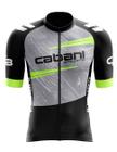 Camisa Speed Poliéster e Elastano Cabani Sports Estampada Cinza Masculina