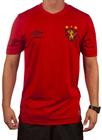 Camisa Sport Recife Red Masculina Umbro Basic 2 Original