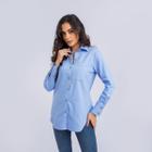 Camisa susie oversized jeans feminino