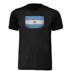 Camisa T-shirt Argentina Bandeira Unissex Infantil