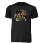 Camiseta T-Shirt Dragon Ball Majin Boo Versão Magro Algodão - Preto