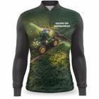 Camisa Térmica Agro Camiseta Tecnico Poliéster Manga Longa Agricola Proteção Solar UV50