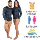 Camisa Térmica Proteção UV50+ - Camiseta Térmica Proteção Solar Manga Longa Segunda Pele Dryfit