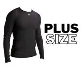 Camisa Térmica Segunda Pele Compressão Proteção UV Tamanho Normal e Plus Size Corrida Trilha Futebol Jiu Jitsu Kanxa