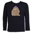 Camisa Termica Uv 50+ Segunda Pele Desenhos Barbie Infantil - Via Tropical