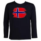 Camisa Termica Uv 50+ Segunda Pele Noruega Bandeira Infantil - Via Tropical