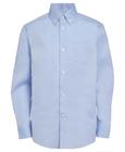 Camisa Tommy Hilfiger Boys Oxford de manga comprida azul tamanho 10