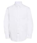 Camisa Tommy Hilfiger Boys Oxford de manga comprida branca tamanho 20