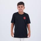 Camisa Vasco Crisp Infantil Preta - Braziline