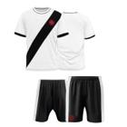 Camisa Vasco Infantil - Bermuda Conjunto Kit Mini Craque - Braziline