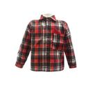 Camisa Xadrez Bambolê Flanela Com Lenço Estampa Sortida