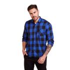 Camisa Xadrez Masculino Flanelado Manga Longa