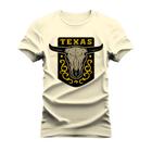 Camiseta 100% Algodão Estampada Unissex Shirt Texas Emp