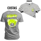 Camiseta 100% Algodão Premium Estampada Urso Bronks Frente e Costas