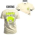 Camiseta 100% Algodão Premium Estampada Urso Bronks Frente e Costas