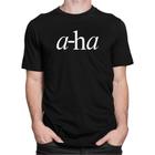 Camiseta A-ha Banda Pop Rock Música Anos 80 Camisa Blusa Show