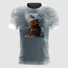 Camiseta Abóbora Halloween na Neve