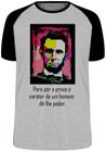 Camiseta Abraham Lincoln Blusa Plus Size extra grande adulto ou infantil