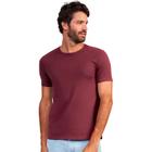 Camiseta Acostamento Basic In24 Bordô Masculino