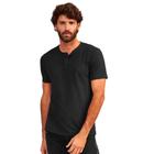 Camiseta Acostamento Buttons Ou24 Preto Masculino