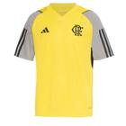 Camiseta Adidas Atleta Flamengo Infantil - Amarelo