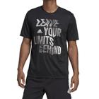 Camiseta Adidas D2M Slogan Masculina - Preto