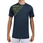 Camiseta Adidas Freelift Graphic Tee Marinho e Limão