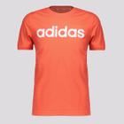 Camiseta Adidas Logo Linear Juvenil Vermelha