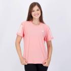 Camiseta Adidas Own The Run Base Logo Feminina Rosa