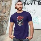 Camiseta Adulto Caveira StreetWear Rock