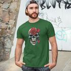 Camiseta Adulto Caveira StreetWear Rock