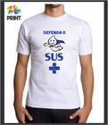 Camiseta Adulto Defenda o SUS Zé Gotinha - Saúde Zlprint