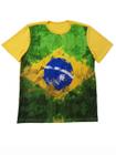 Camiseta Adulto Masculina Plus Size Brasil