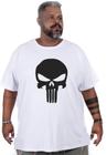 Camiseta Adulto Masculina tamanho grande TechMalhas estampa Justiceiro