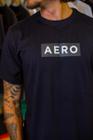 Camiseta Aeropostale Masculina Placa Aero Preto