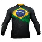 Camiseta Agro Forte Brasil Forte Com Proteção Uv Presa Viva Uv 50fps