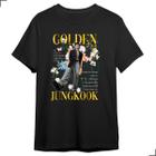 Camiseta Album Golden Jungkook Cantor Bts Coreano Kpop Army