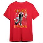 Camiseta Album Golden Jungkook Cantor Bts Coreano Kpop Army