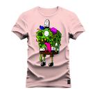 Camiseta Algodão 30.1 Premium Estampada Bob Zumbi