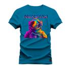 Camiseta Algodão 30.1 Premium Estampada Nexstar Plan Foguete